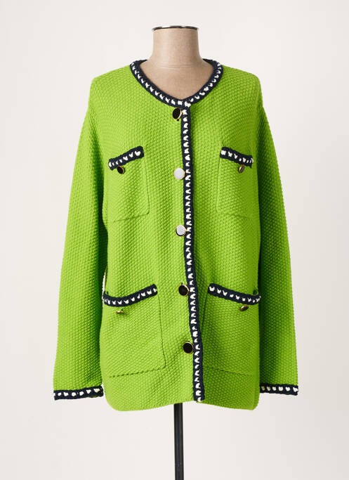 Vestă cu mâneci lungi elasticitate verde ESSENTIEL ANTWERP femme