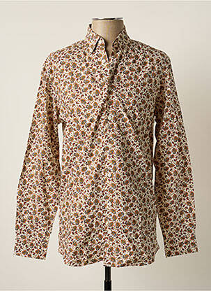 Cămașă cu mâneci lungi bej SELECTED bărbat