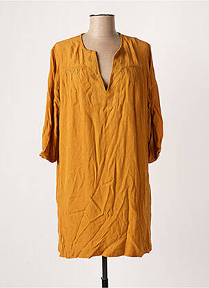 Rochie midi mâneci 3/4 mâneci 3/4 galben BA&SH femeie