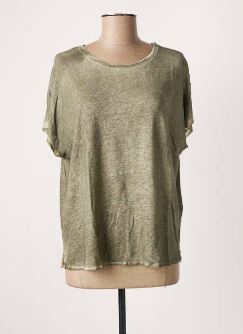 Top verde MAJESTIC FILATURES femeie