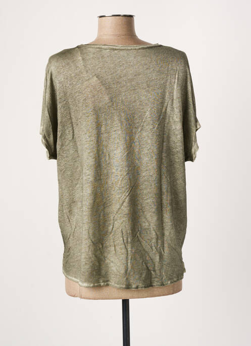 Top verde MAJESTIC FILATURES femeie