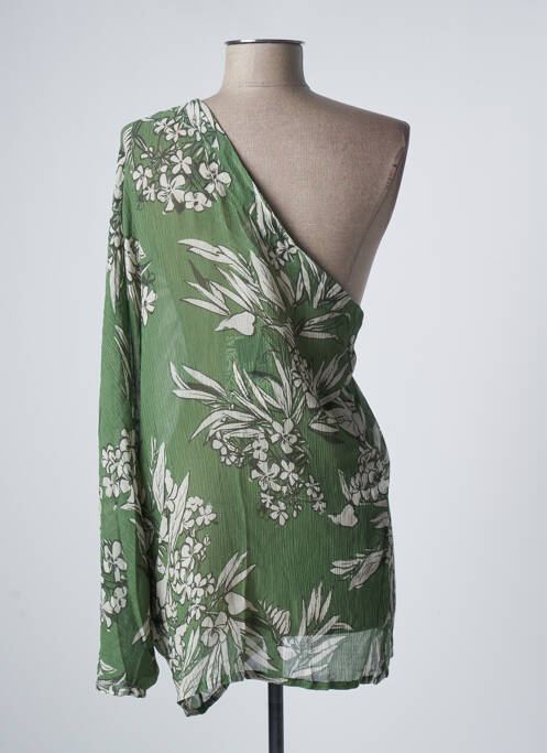 Tunică mâneci lungi verde DIEGA femeie