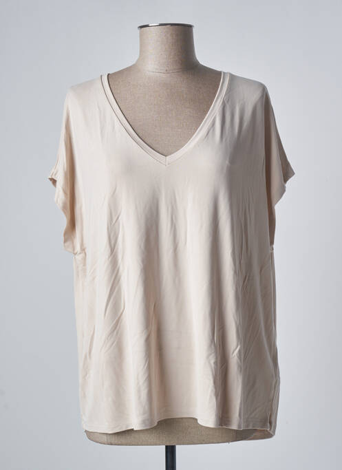 Top bej MAJESTIC FILATURES femeie