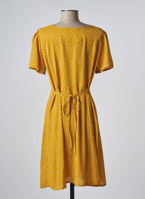 Rochie scurtă galben ONLY femeie