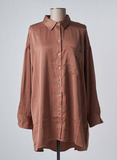 Rochie scurtă maro ONLY femeie