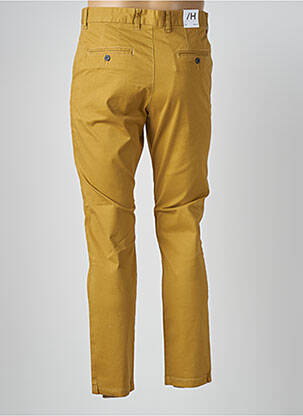 Pantalon chino țesătură poplin mărime normală verde SELECTED bărbat