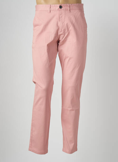 Pantalon chino roz SELECTED bărbat