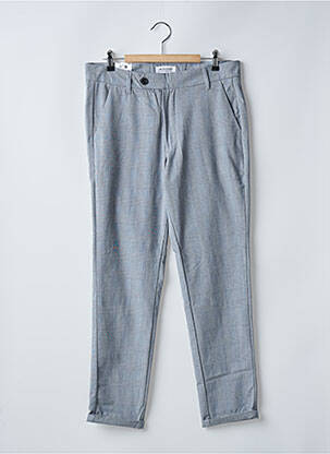 Pantalon drept elasticitate mărime normală gri JACK & JONES bărbat