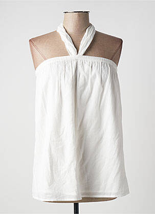 Top alb DIEGA femeie