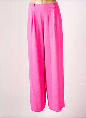 Pantalon larg roz ESSENTIEL ANTWERP femeie