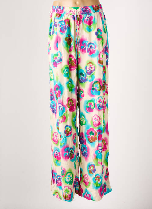 Pantalon larg bej ESSENTIEL ANTWERP femeie