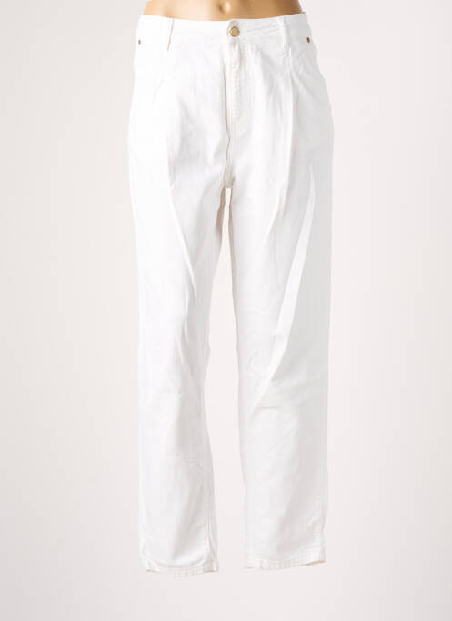Blugi cu croială dreaptă alb ESSENTIEL ANTWERP femeie