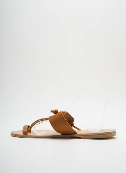 Șlapi maro SANDALIA CYCLADES femeie