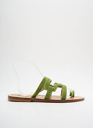 Șlapi verde SANDALIA CYCLADES femeie