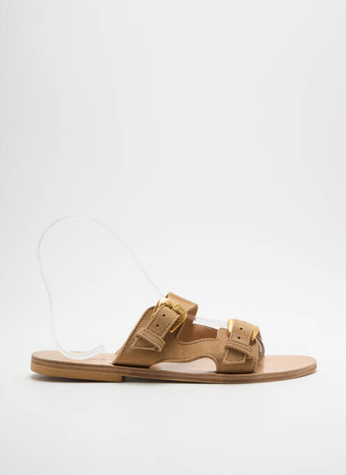 Mulete/Saboți maro SANDALIA CYCLADES femeie