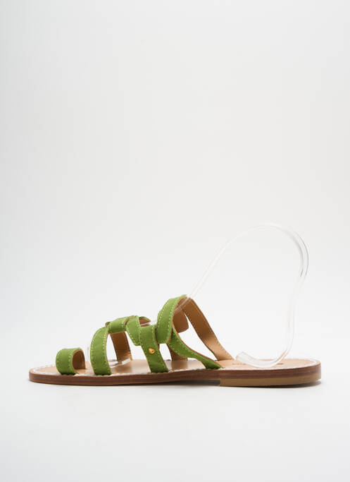 Șlapi verde SANDALIA CYCLADES femeie