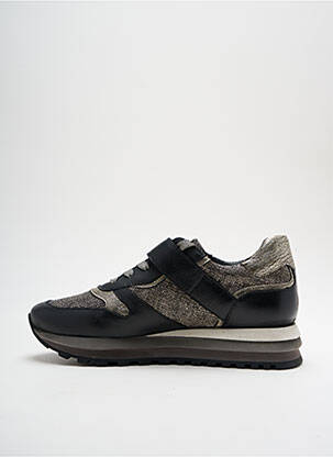 Adidași branț detașabil toc de 4 la 6 cm negru REGARD femeie