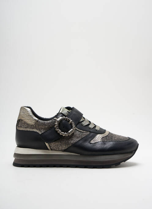 Adidași branț detașabil toc de 4 la 6 cm negru REGARD femme