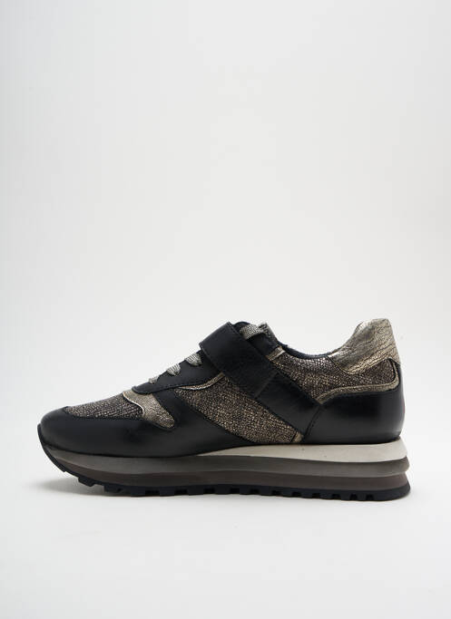 Adidași branț detașabil toc de 4 la 6 cm negru REGARD femme