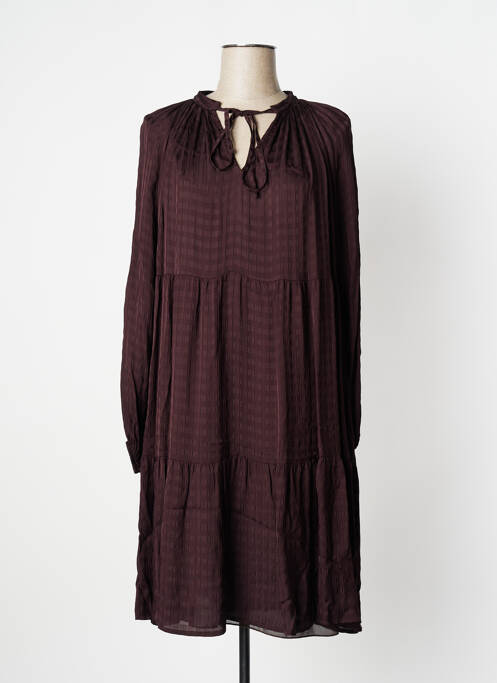 Rochie midi maro MÊME ROAD femeie