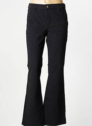Pantalon evazat elasticitate mărime normală negru HAPPY femeie