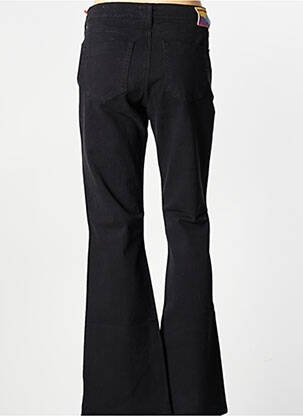 Pantalon evazat elasticitate mărime normală negru HAPPY femeie