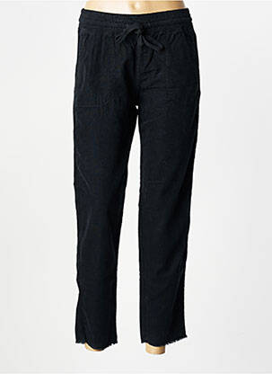 Pantalon 7/8 elasticitate mărime normală negru HAPPY femeie
