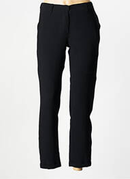 Pantalon 7/8 elasticitate mărime normală negru PAKO LITTO femme