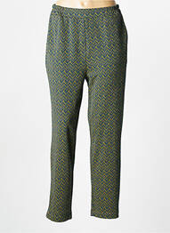 Pantalon drept elasticitate mărime normală verde PAKO LITTO femme
