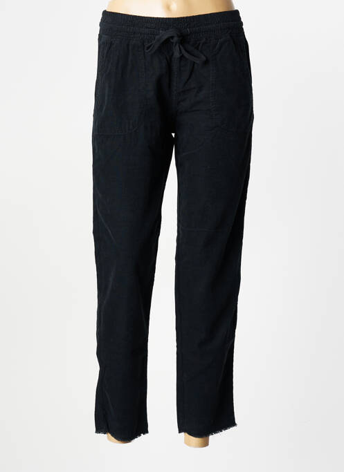 Pantalon 7/8 elasticitate mărime normală negru HAPPY femme