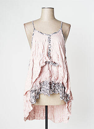 Tunică mâneci lungi roz LAUREN VIDAL femeie