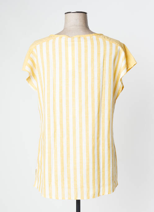 Tunică mâneci scurte galben HALOGENE femeie