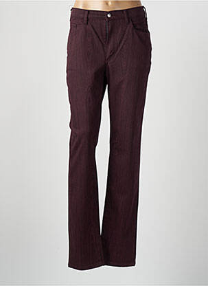Pantalon slim țesătură poplin mărime normală violet STK femeie