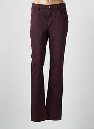 Pantalon slim țesătură poplin mărime normală violet STK femme