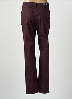 Pantalon slim țesătură poplin mărime normală violet STK femeie