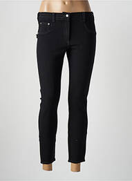 Pantalon 7/8 elasticitate mărime normală negru LEGS femeie