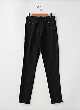 Jegging țesătură poplin mărime normală negru LEGZSKIN femeie