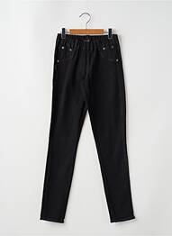 Jegging țesătură poplin mărime normală negru LEGZSKIN femme