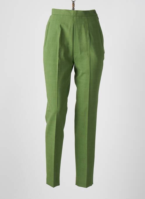 Pantalon slim verde FRANCOIS FAVEL femeie