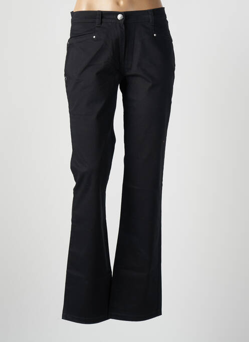 Pantalon evazat negru AVENTURES DES TOILES femeie