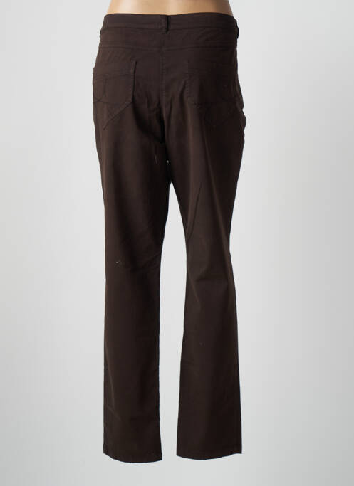 Pantalon slim maro AVENTURES DES TOILES femeie