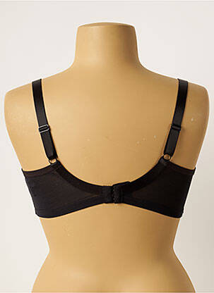 Sutien efect material satinat top sutien push-up negru ELOMI femeie