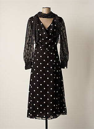 Rochie midi negru TOMMY HILFIGER femeie