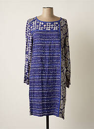 Rochie midi mâneci lungi mâneci lungi albastru LA FIANCEE DU MEKONG femeie