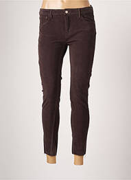 Pantalon 7/8 elasticitate mărime normală maro REIKO femme
