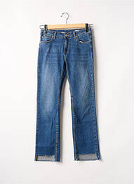 Pantalon 7/8 elasticitate mărime normală albastru REIKO femme