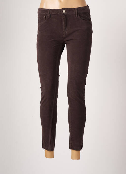 Pantalon 7/8 maro REIKO femeie