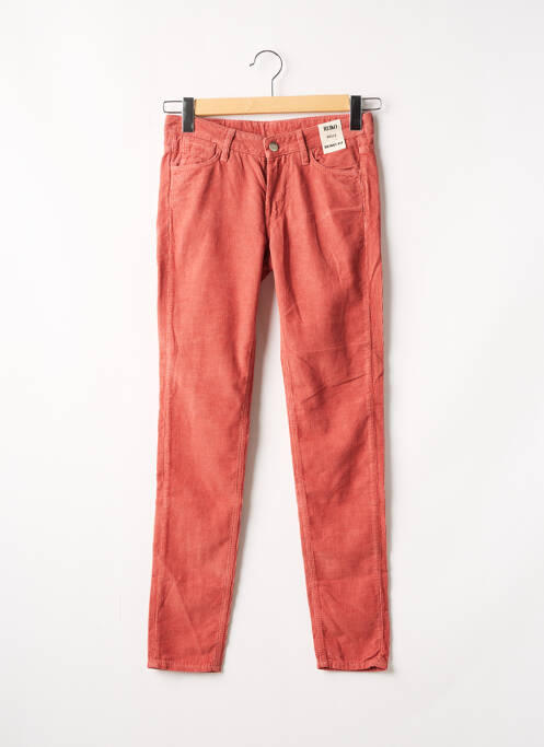 Pantalon slim portocaliu REIKO femeie