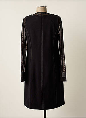 Rochie midi mâneci lungi mâneci lungi negru K'TENDANCES femeie