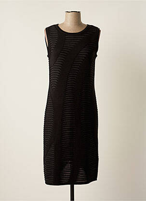 Rochie midi fără mâneci fără mâneci negru VIRIATO femeie